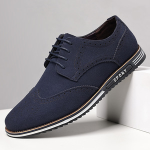 Nuove <span class=keywords><strong>scarpe</strong></span> Casual da <span class=keywords><strong>uomo</strong></span> alla moda <span class=keywords><strong>scarpe</strong></span> britanniche in camoscio basso opaco di <span class=keywords><strong>grandi</strong></span> dimensioni - Product Image 4