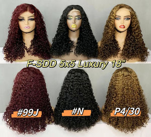 Peluca de Cabello Humano 100% con Cierre de Encaje 5x5, Rizo de Lujo P4/30, 18 Pulgadas, Super Doble Trama, Cabello Vietnamita, Color Piano - Product Image 2