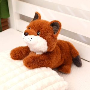 Peluche Personalizzato in Cotone PP a Forma di Volpe - Bellissimo Regalo per Bambini, Giocattoli di Peluche all'Ingrosso - Product Image 4