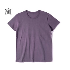 Camisetas de algodón en blanco para niñas, ropa de manga corta con cuello redondo de marca privada, camiseta de moda de nuevo estilo - Product Image 1