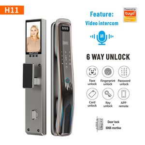 Tuya Wifi Video Kỹ Thuật Số vân tay Palm tĩnh mạch thông minh khóa cửa Nhận dạng khuôn mặt khóa cerradura inteligente sinh trắc học khóa thông minh - Product Image 2