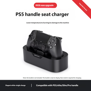 Cargador Dual para Controles de PlayStation 5, Estación de Carga Rápida DualSense con Indicador LED, para Mayoristas de Juegos - Product Image 3