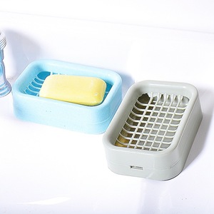 Porte-savon Soumei Hidemi 12,5x4x8 en plastique drainable pour salle de bain - Product Image 3