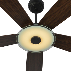 CARRO Striker 52 pollici 5 pale in legno prezzo economico all'ingrosso decorazione soggiorno grande ventilazione ventilatore a soffitto cc - Product Image 4