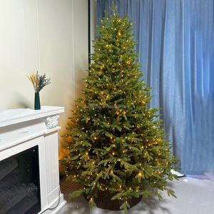 Haute qualité 1.5m/1.8/2.1/<span class=keywords><strong>3m</strong></span> arbre <span class=keywords><strong>de</strong></span> noël <span class=keywords><strong>de</strong></span> luxe arbre nu lumières cryptage Simulation pur PE matériel élégant arbre <span class=keywords><strong>de</strong></span> noël - Product Image 4