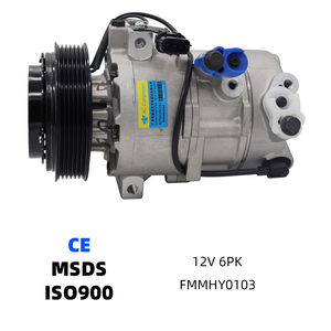 Compresor de aire acondicionado automotriz, compresor de aire acondicionado de 12V 6PK, compresor de AC para automóvil para Hyundai Kia Sorento - Product Image 1