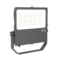 Projecteur LED d'extérieur 80W à 150W, lumière chaude, protection contre la pluie IP66, pour l'éclairage de jardins et de routes