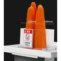 Automatische aardappel-wortel-snijmachine, commerciële groente-fruit-uien snij- en blokjesmachine