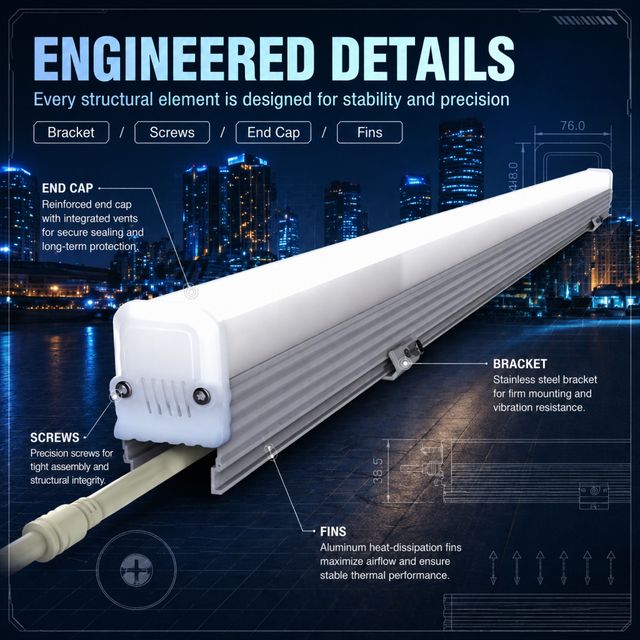 Full Color SPI DMX Addressable SMD5050 Pixel Linear RGB LED IP65 Aluminum Tube Light Bar 5-Year Warranty High CRI 95