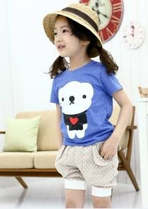 Ropa Infantil al por Mayor, Linda Camiseta de Algodón de Manga Corta con Estampado de Dibujos Animados para Niñas, de Proveedor Chino - Product Image 6