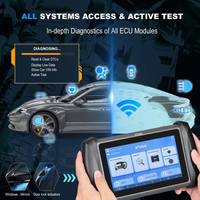 XTOOL InPlus IK618 Herramienta de programación clave KC100 Programador EEPROM Adaptador Soporte Control bidireccional OE Diagnos completos