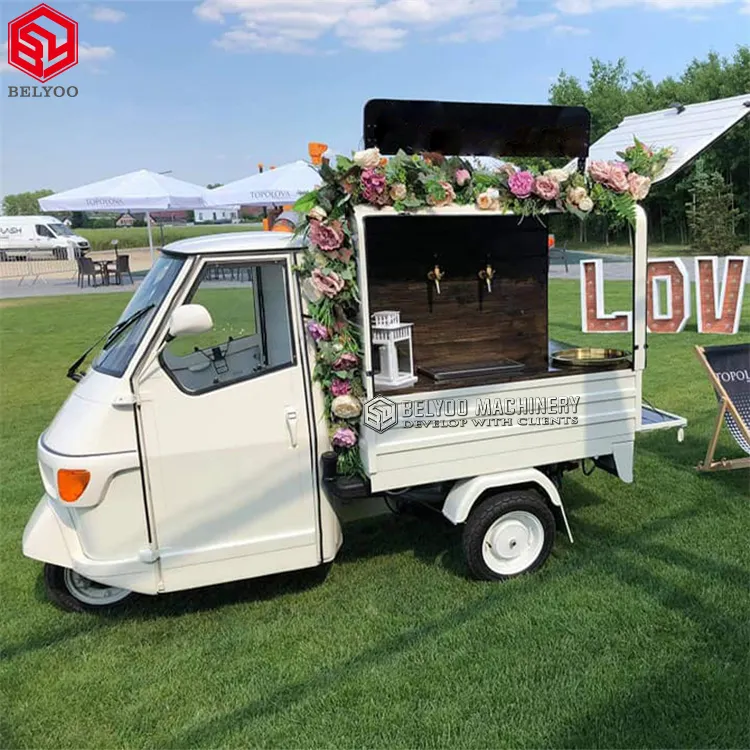 New Design Cocktail Bar Electric Food Cart Ice Cream Truck Coffee Cart Hot Dog Stand Food Trucks Mobile Beer Bar