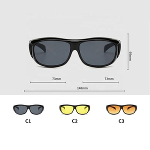 10655 Superhot <span class=keywords><strong>Occhiali</strong></span> Wrap Around <span class=keywords><strong>Occhiali</strong></span> di <span class=keywords><strong>Guida</strong></span> Lente Gialla <span class=keywords><strong>Occhiali</strong></span> per La Visione <span class=keywords><strong>Notturna</strong></span> - Product Image 6