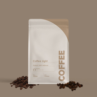 Sacs à café plats en papier kraft brun personnalisés avec fermeture éclair et valve de dégazage unidirectionnelle, fournisseur d'usine pour les sacs à café personnalisés