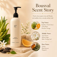 Sabun Mandi Melembapkan OEM ODM 300ml Gel Mandi Wangi Ekstrak Lidah Buaya Ginseng Camellia untuk Kulit Kering Sensitif Kemasan Organik