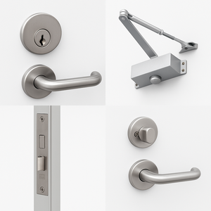 Cửa chống cháy thép chất lượng cao thương mại với cách nhiệt và thiết kế hiện đại cho các tòa nhà bán lẻ và văn phòng - Product Image 3