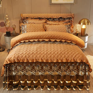 ผ้าคลุมเตียงผ้ากำมะหยี่คริสตัลแบบมีคลิป,ผ้าปูเตียงอย่างหนาอบอุ่นขายส่ง - Product Image 4