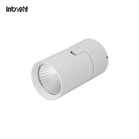 Spot LED COB moderne en aluminium, orientable, dimmable, 15W 25W, pour galerie, intérieur, plafond, montage en surface, DALI