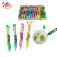 Bâtonnets de bonbons sucrés, confiture fruitée, bonbons perlés colorés et confiture liquide en gelée