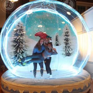 파티 스노우 글로브 버블 텐트 어린이와 성인을위한 풍선 스노우 글로브 풍선 스노우 글로브 사진 부스 - Product Image 1