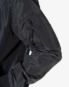 Chaqueta bomber verde personalizada para hombre, diseño bordado de satén brillante ligero, cierre de cremallera de seguridad activa para invierno, venta al por mayor - Product Image 4