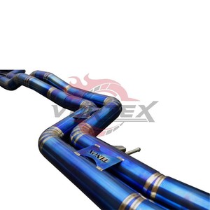 Système d'échappement Catback Valvetronic Vortex entièrement en titane pour BMW F80 M3 F82 M4 3.0T Performance Racing avec silencieux à découpe en forme de pie - Product Image 5