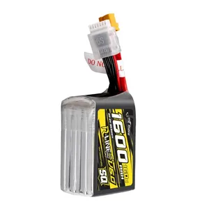Batería de Iones de Litio Metálica TATTU R-LINE 60 6S 160C 1480/1600mAh con Conector XT60 para Drones de Carreras y Quadcopters - Product Image 5