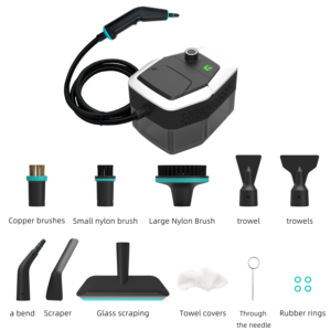 Nuevas llegadas al por mayor de fábrica: Limpiador a vapor eléctrico portátil de manguera larga, 2000W, tanque de agua de 1450ml, presión de vapor de 4 bares, para uso doméstico. - Product Image 2