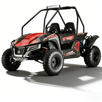 Kart à essence 180CC deux places, refroidi par eau, quatre temps, transmission CVT, transmission par arbre, véhicule tout-terrain pour loisirs en plein air et sur la plage