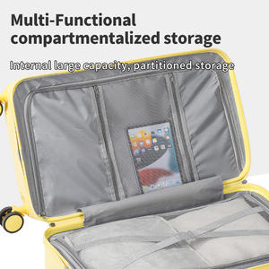 Nouvelle <span class=keywords><strong>valise</strong></span> élégante grande capacité 2026 pour étudiantes avec fonction de bagage cabine robuste et durable - Product Image 2