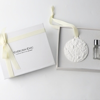 Diffuseur d'huiles essentielles en céramique parfumée à la fleur de porcelaine, fait main, personnalisé, pour la maison, la voiture ou la penderie
