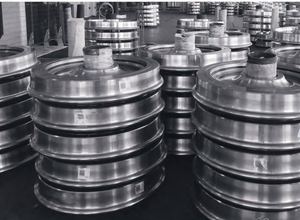 710 Roue de déplacement de rail minier industriel de la série 42CrMo pour le port - Product Image 3