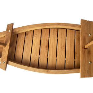 Plateau à <span class=keywords><strong>sushi</strong></span> en bambou/bois extra large en gros, plateau de service en bois de style japonais de haute qualité pour <span class=keywords><strong>sushi</strong></span> et sashimi - Product Image 3