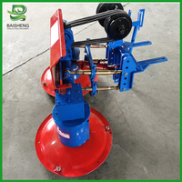 Faucheuse à double disque à montage frontal, récolteuse d'alfalfa, machine à couper l'armoise et les fourrages