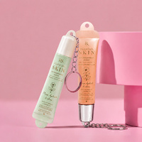 Tube souple en PP vide de 10 ml, personnalisé, spécial, avec applicateur et chaîne, pour baume à lèvres, brillant à lèvres et rouge à lèvres liquide