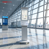Kiosque de paiement numérique à écran tactile pour usage commercial en intérieur, terminal en libre-service avec SDK activé pour les hôtels, la vente au détail, la restauration et les espaces publics