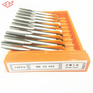 Tarauds Qifeng M8 H2 HSS 10 pièces pour machine à fileter l'acier - Product Image 1