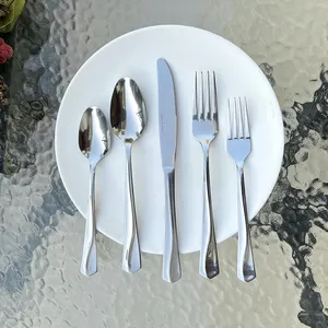 不锈钢餐具18/0高品质镜面抛光银器餐具20件平板套装
