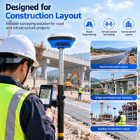 Penerima GNSS RTK Presisi Tinggi dengan IMU Tilt Survey, Kamera Ganda, dan Laser Stakeout AR untuk Survei Tanah