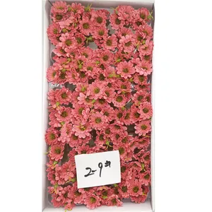 50pcs/box 3 Heads Chamomile Wedding Home Decoration Artificial Bath Soap Flower Head Onoju Small Wild Chrysanthemum