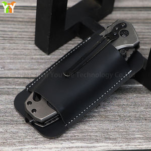 EDC Herenriem Opvouwbaar Mes Draaghoes Kunstleer Riemlus Meskoker Horizontale Opvouwbare Mes Holster - Product Image 5