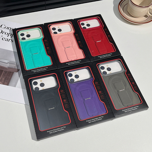 Custodia per telefono cellulare in pelle con supporto magnetico di lusso di alta qualità adatto per iPhone 17 16 promax Samsung cover protettiva - Product Image 2