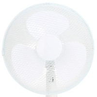 Ventilateur de bureau métallique 12 pouces à haute vitesse, avec contrôle du vent à 3 vitesses et design compact – Meilleure vente