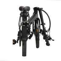 Vélo électrique pliable urbain 7 vitesses, cadre en fibre de carbone, moteur sans balais 350W, freins à disque 36V, autonomie de batterie étendue, portable