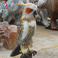 Modelo Animatrónico de Búho Realista de Tamaño Natural para Parques Zoológicos, con Movimientos, en Venta