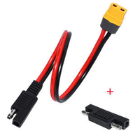 Cable Adaptador Premium de Panel Solar MC4 a XT60i de 10AWG con Pin de Señal para la Serie EcoFlow DELTA, 30A Máx.