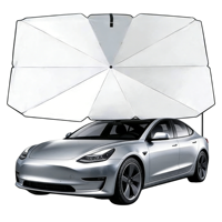 Parasol pliable de protection solaire pour pare-brise de voiture, protection UV, accessoires auto en gros