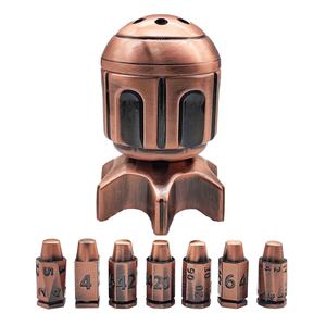 Poliedro giratorio RPG Metal Rocket Bullet Dice para DND Dungeons & Dragons para juegos <span class=keywords><strong>de</strong></span> <span class=keywords><strong>mesa</strong></span> - Product Image 5
