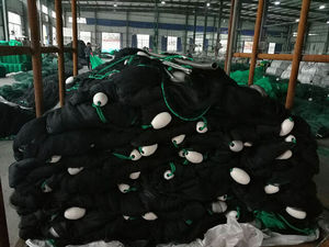 Filet de pêche en polyester haute résistance avec flotteurs et ligne de lest pour l'aquaculture marine - Product Image 1