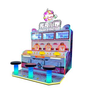 Máquina de Arcade de Disparos para 3 Jugadores Chuan <span class=keywords><strong>Qi</strong></span> Xiao <span class=keywords><strong>Pao</strong></span> |   Juego de Tiro Interactivo Comercial con Luces LED para Centros de Juego - Product Image 1